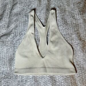 SALE!!💥💥 Free People cream / white bralette low cut v top